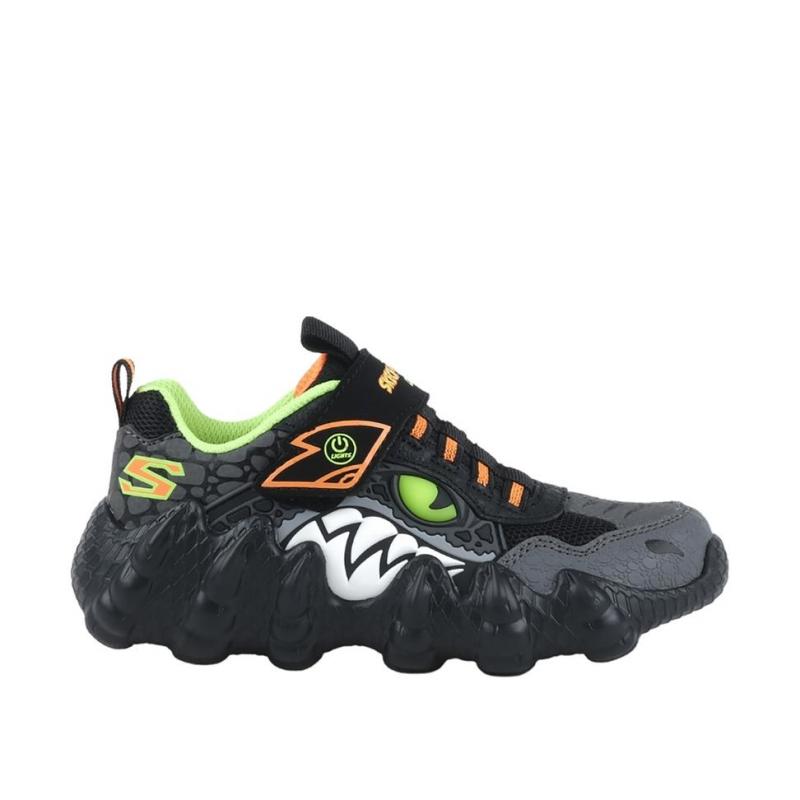  Skechers Rapid-Dino Erkek Çocuk Spor Ayakkabı (400119L BKLM)